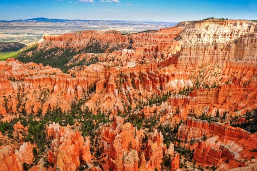 Bryce canyon national park landscape day view, Utah, USA