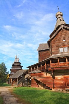 aging orthodox chapel in village