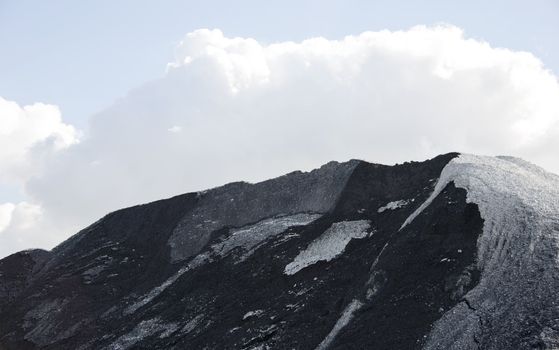 belt with black coal for industrial use