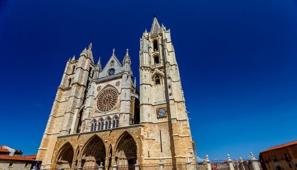 Gothic cathedral of Leon, Castilla Leon, Spain