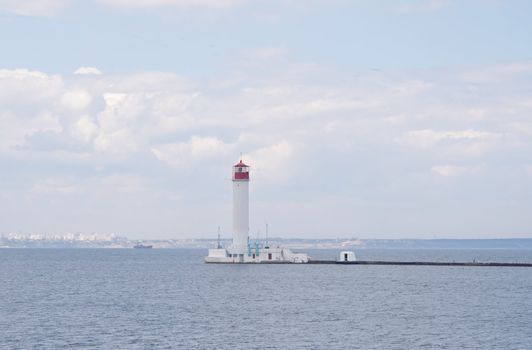 Odessa lighthouse, the view from boat