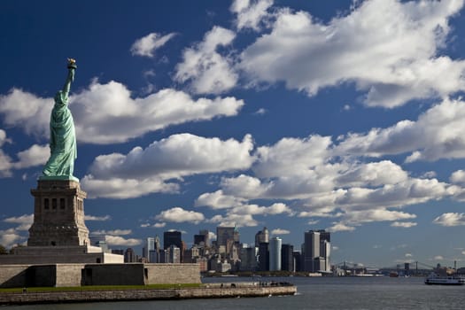 The Statue of Liberty at New York City