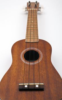 Ukulele on a white background.