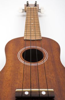 Close-Up shot of a Ukulele.