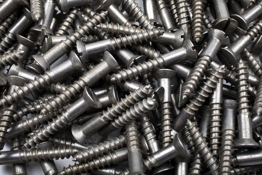 Close-up shot of screws.
