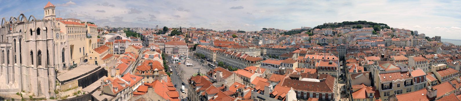 panarama of Lisbon, capital of the Portugal