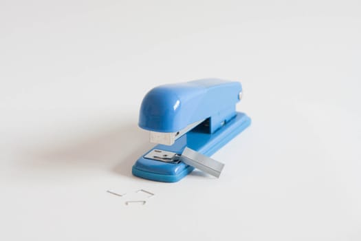 Blue stapler