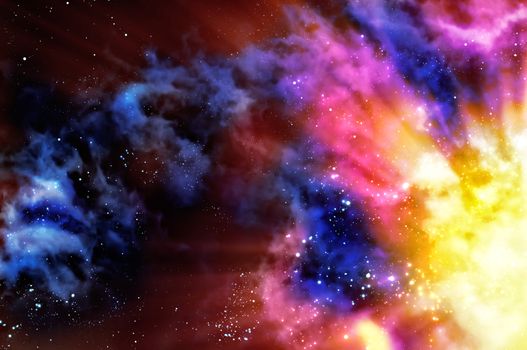 birth of a new nebula after the supernova explosion