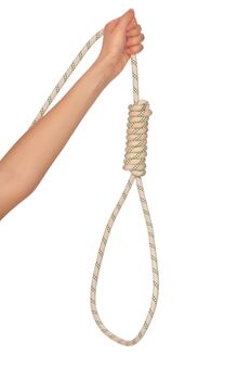 economic crisis force to suicide with rope