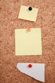 a pinboard with thumtacks on it...........
