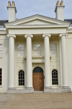 Classical arched doorway detail