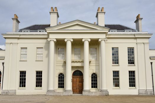 Front of Hylands House