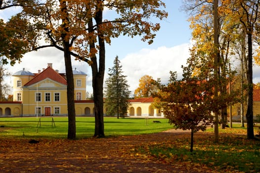 Manor of great Russian seafarer Krusenstern. Estonia Kiltsi.