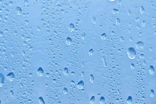 water bubbles on the window for background