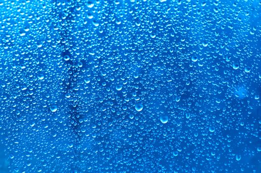 water bubbles on the window for background