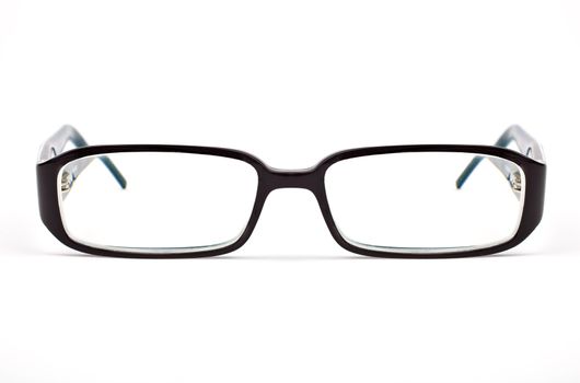 Pair of Glasses on a white background.