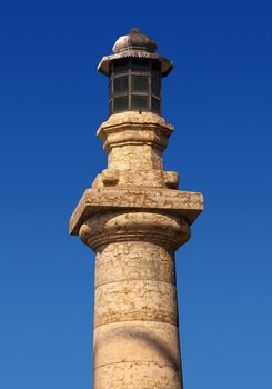 Lighthouse entrance to the port of Garda - Lake Garda - Verona - Italy