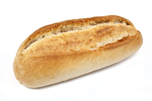 Bread Roll on a white background.