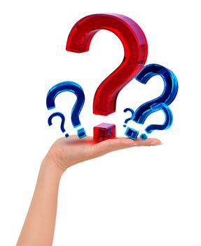 Person chooses the most important question in his life