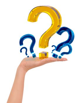 Person chooses the most important question in his life