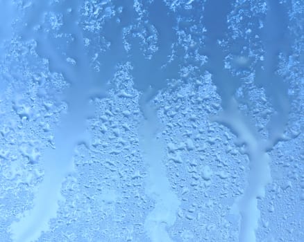 Water bubbles on the window for background