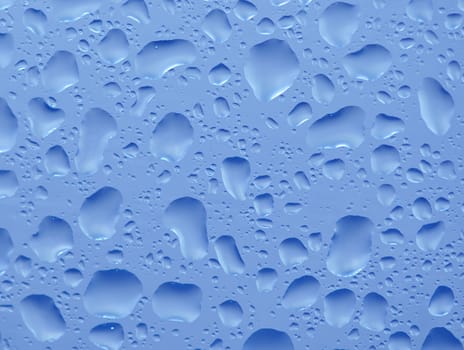 Water drops on the window for background