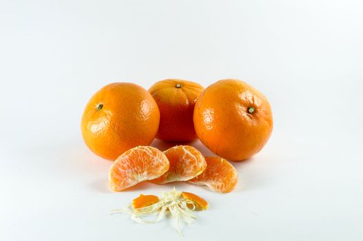 Orange isolated on a white background.