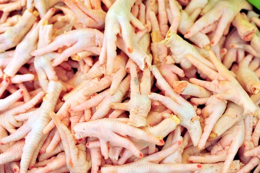 Chicken meat in market