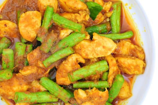 Chili chicken curry