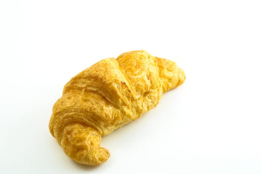 Croissant isolated on white