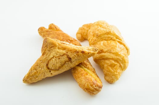 Croissant isolated on white