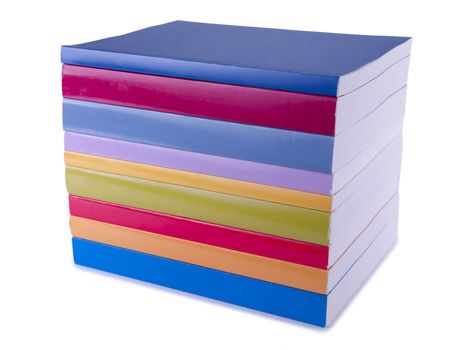 A pile of Colorful Books Stock Photo