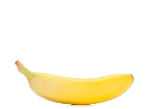 Sharped banana on a white background