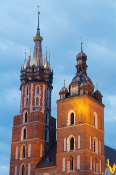 Krakow city in Poland, Central Europe