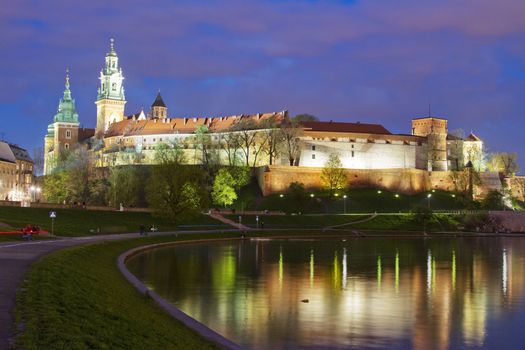 Krakow city in Poland, Central Europe