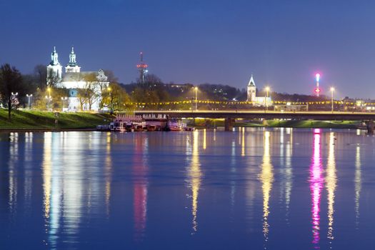 Krakow city in Poland, Central Europe