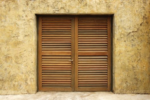 Wooden doors