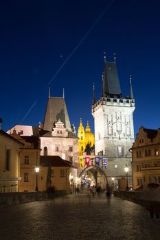 Twilight in Prague, Czech Republic