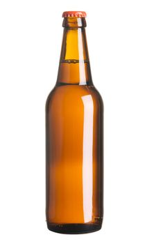 Beer bottle isolated on white background