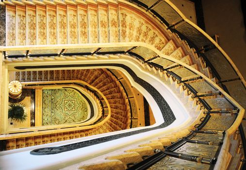 Interior of Emirates Palace, Abu Dhabi United Arab Emirates 