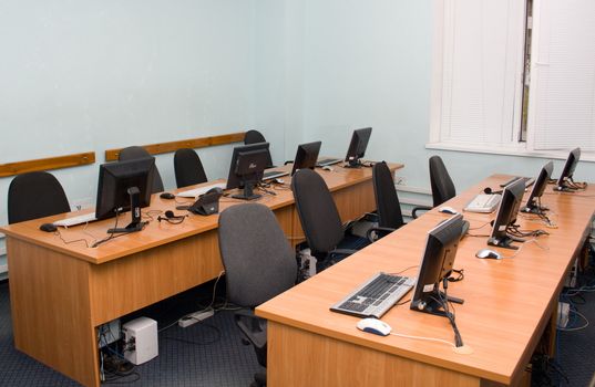 Modern office or training centre interior