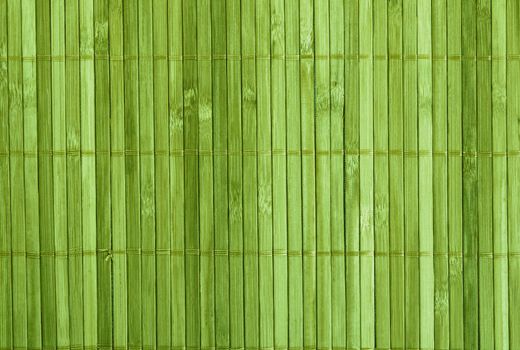 Traditional green bamboo pad texture