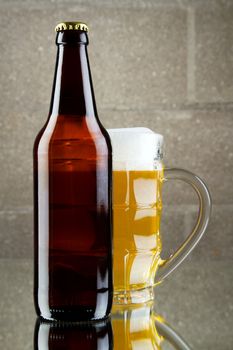 Beer still life, studio photo