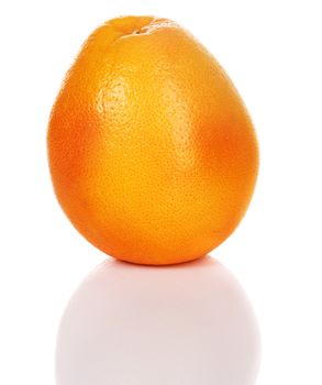 Fresh grapefruit on white background 