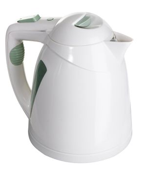 Electric tea kettle isolated on white background