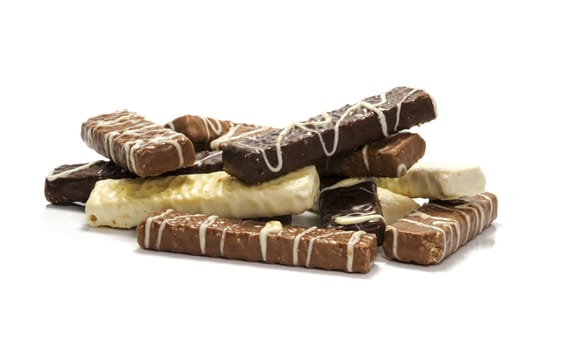 white milk and dark chocolate