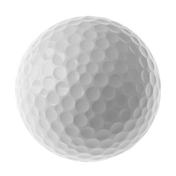 golf ball with clipping path