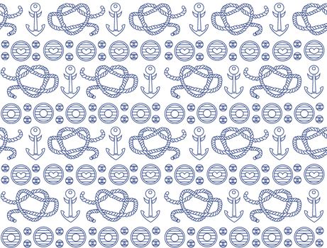 Seamless pattern. sea style.