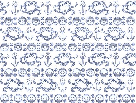 Seamless pattern. sea style.