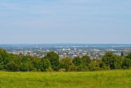 View from Kreuzberg in Bonn, Germany